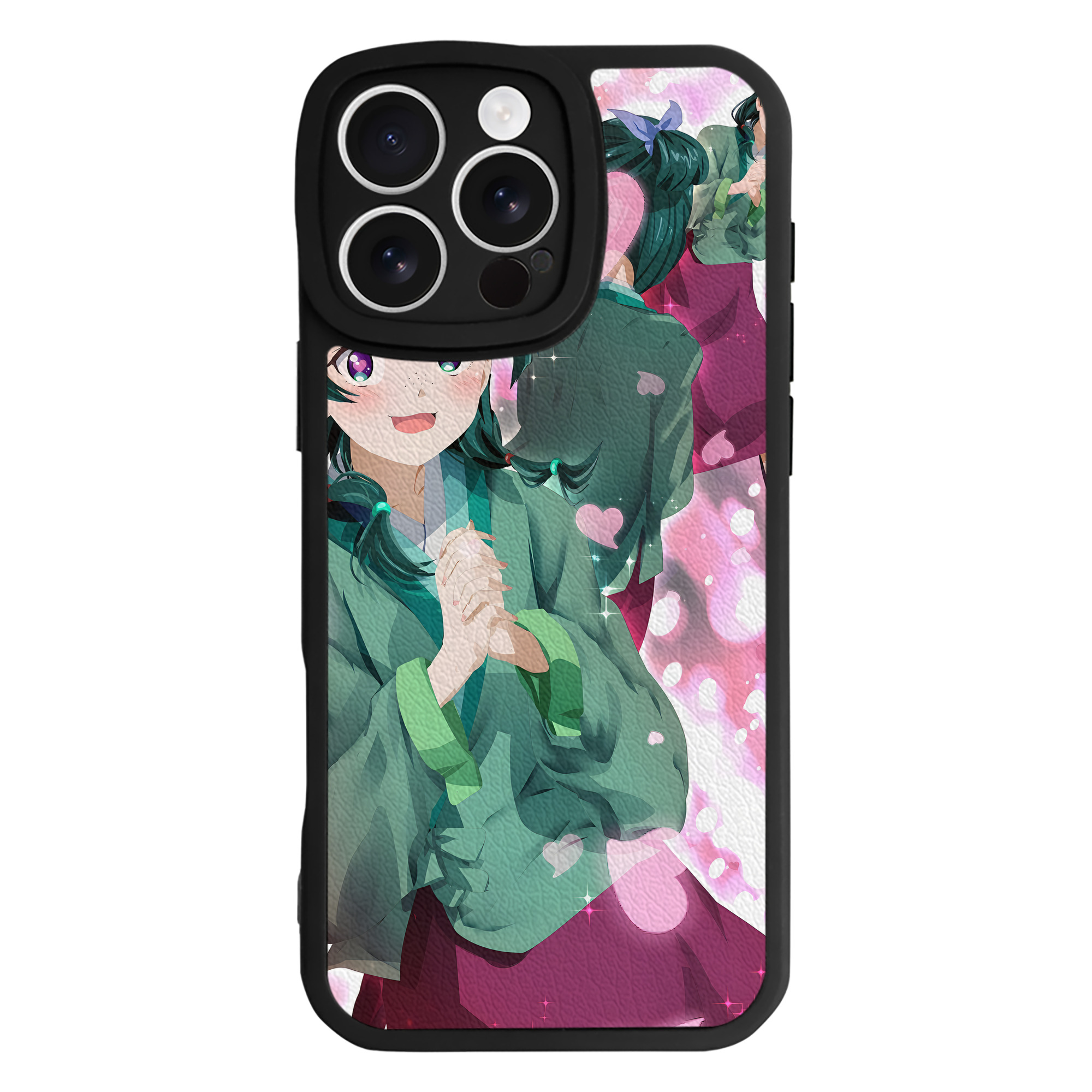（画像用） 薬屋のひとりごと The Apothecary Diaries 【iPhone 16シリーズ対応】シリコンスマホケース（レザー調） 材質：シリコン
